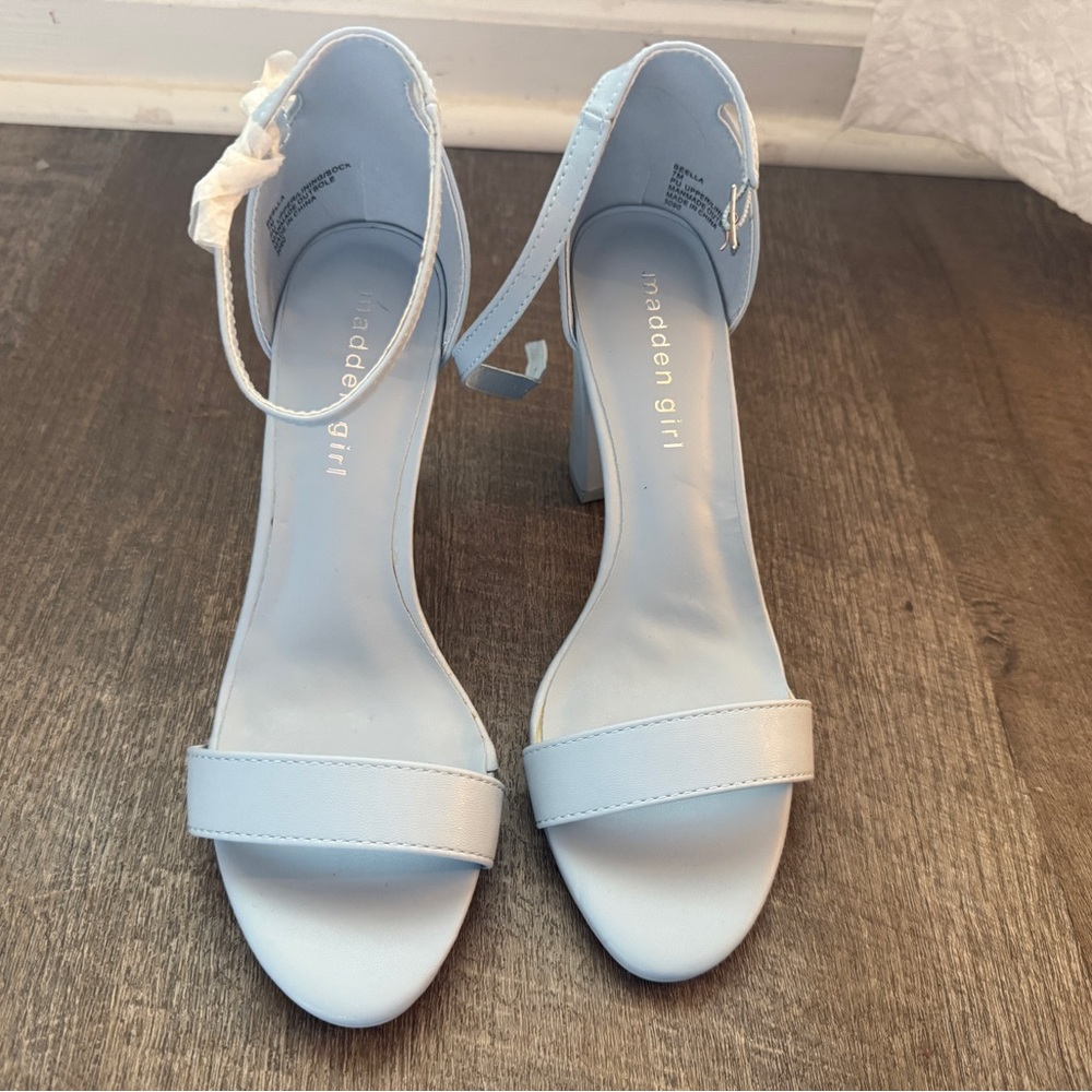 Madden Girl Light Blue Heels